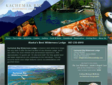 Tablet Screenshot of alaskawildernesslodge.com